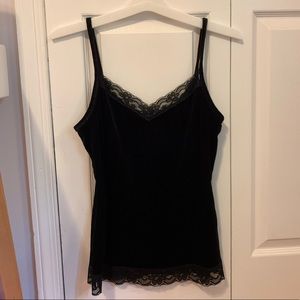 Women’s velvet tank top